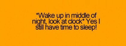 Wake Up In The Middle Of The Night Facebook Covers